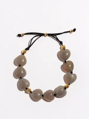 Stevie Grey Onyx Bracelet