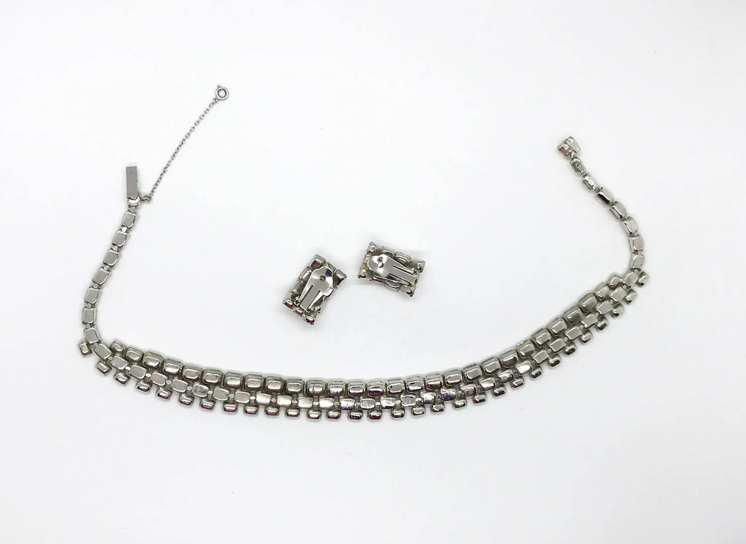 Stupendous Eisenberg Necklace and Earring Set with Original Box