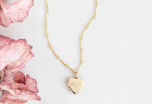 Sweetheart Diamond Locket Necklace