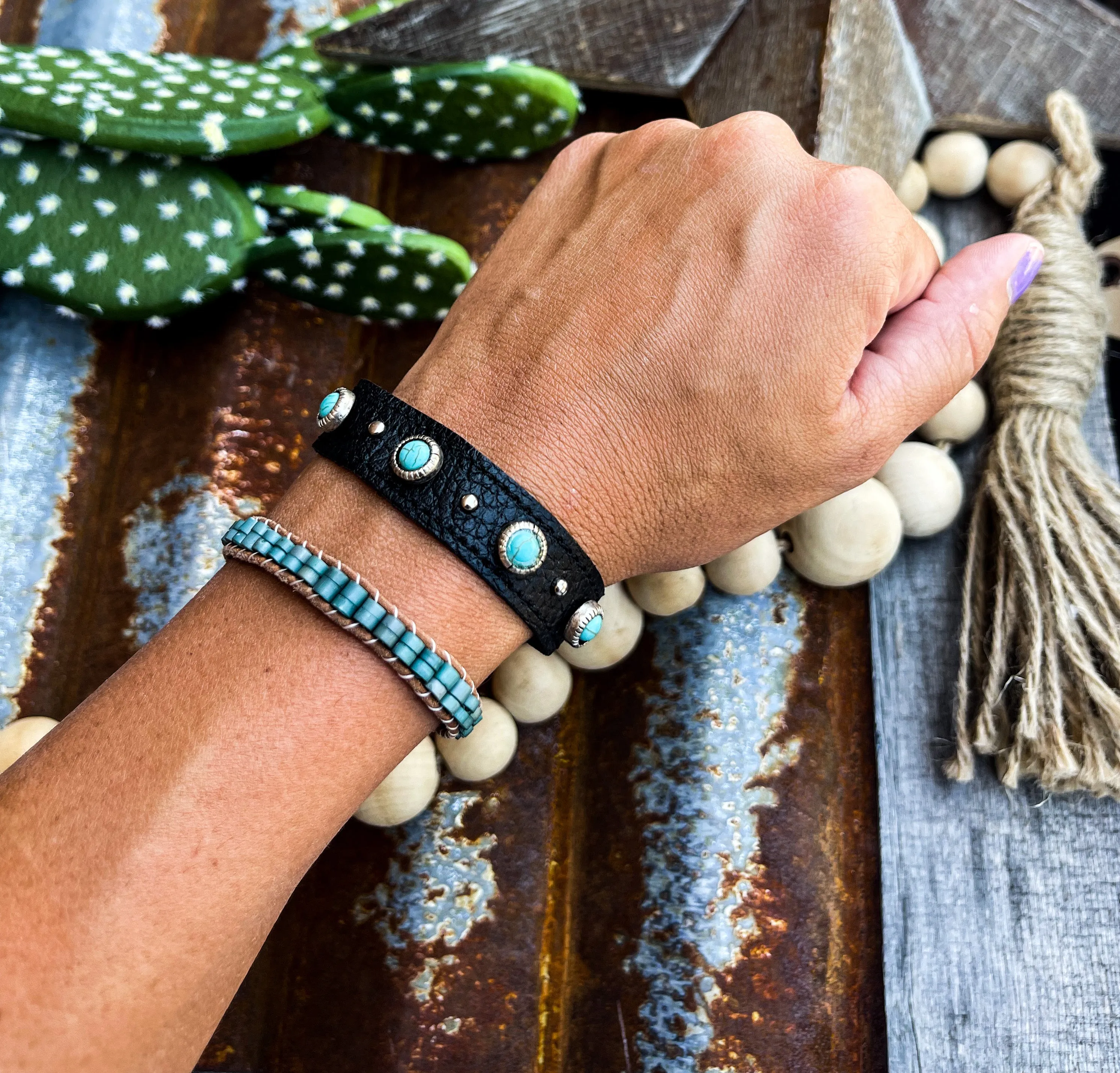 Tequila Turquoise Stud Bracelet