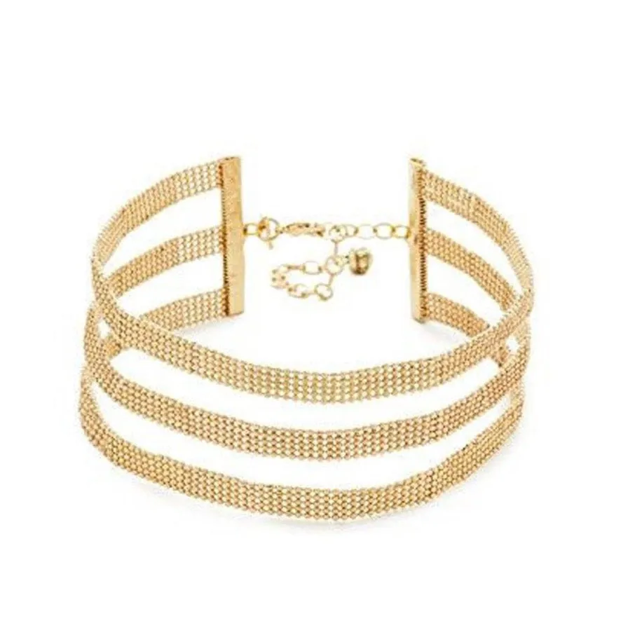 Vanessa Mooney The Harmony Choker Gold