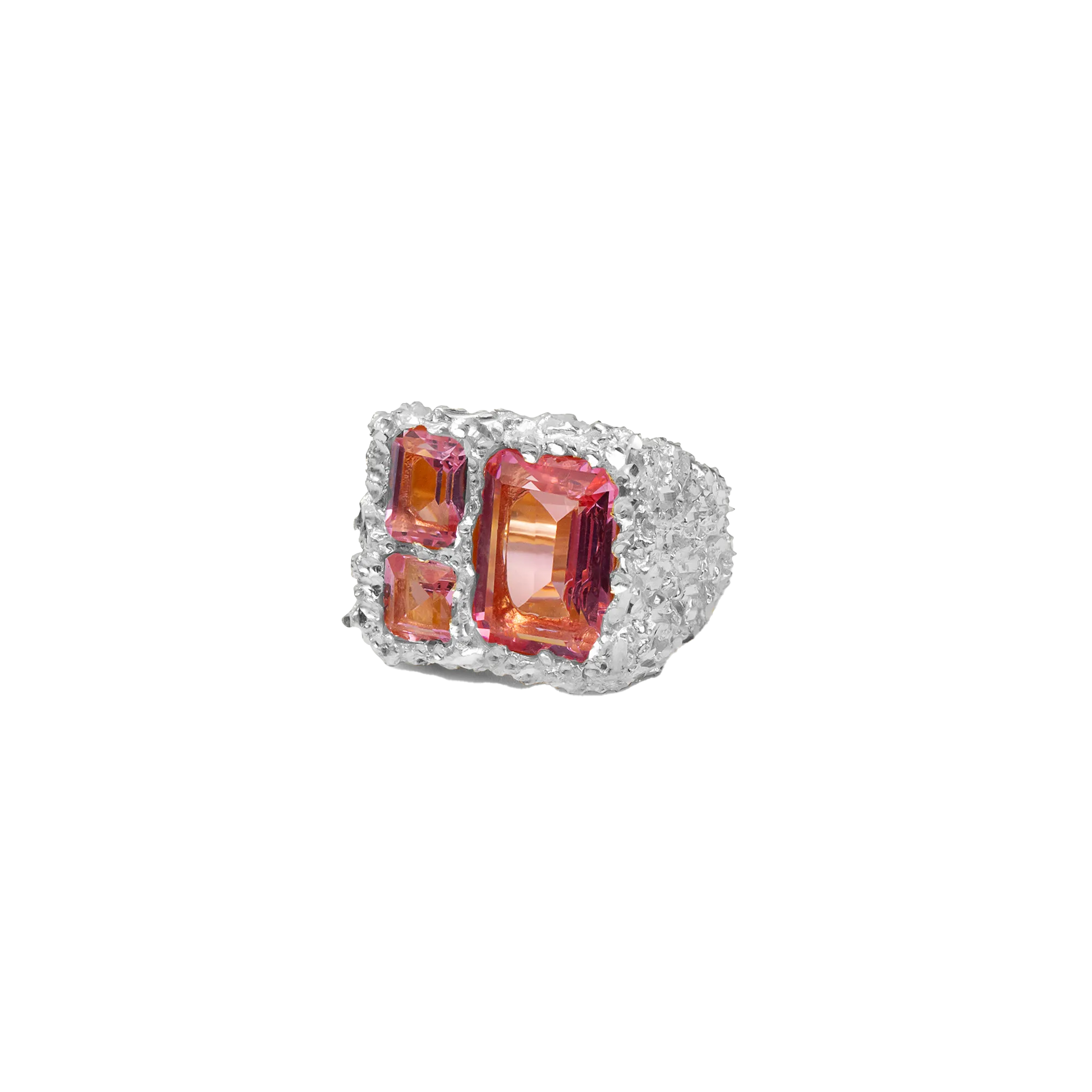 VC082 THREE STONE RING