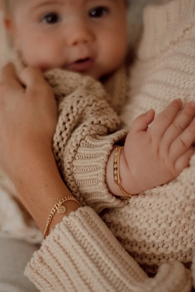 Vintage Pearl Bracelet - Gold