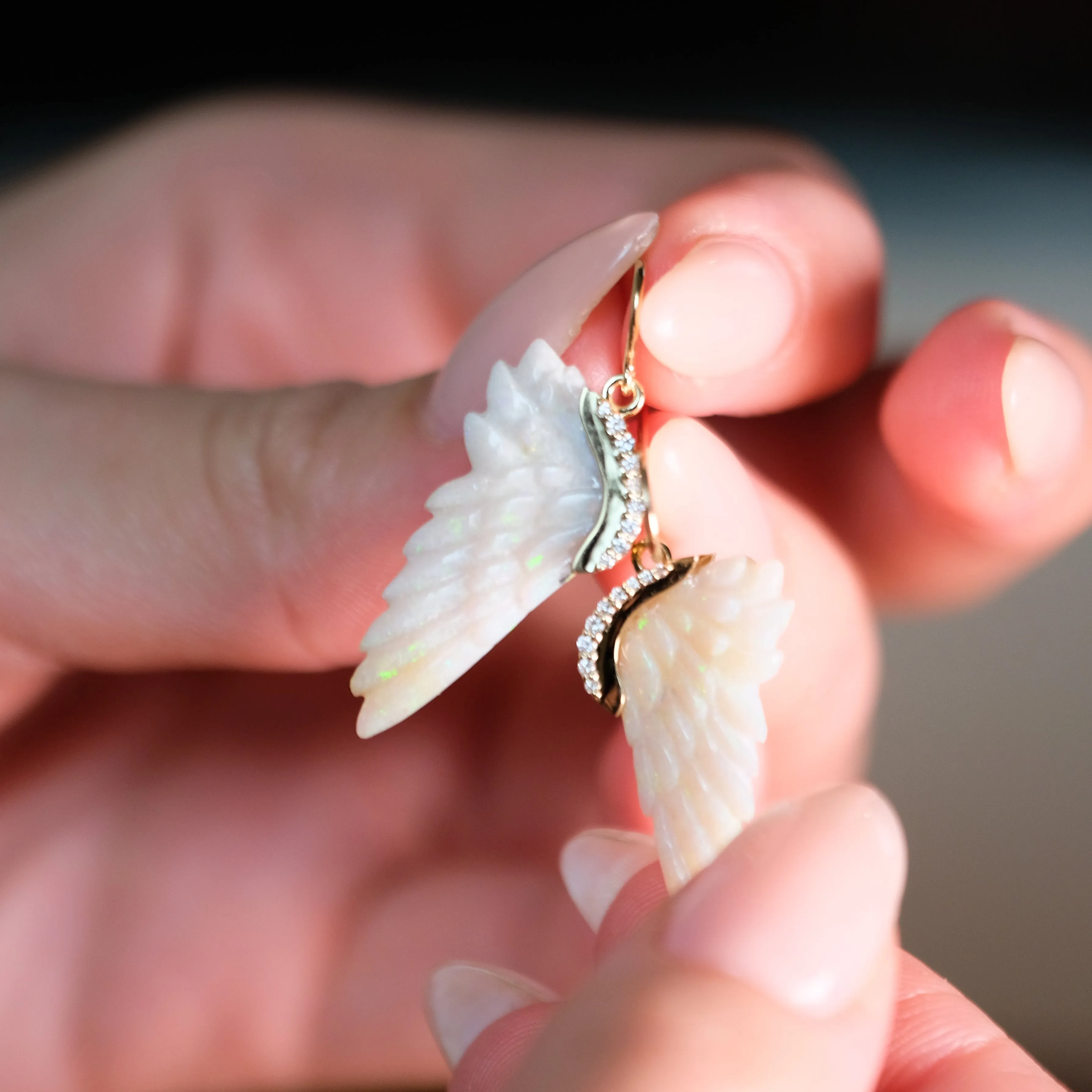 Wings earrings