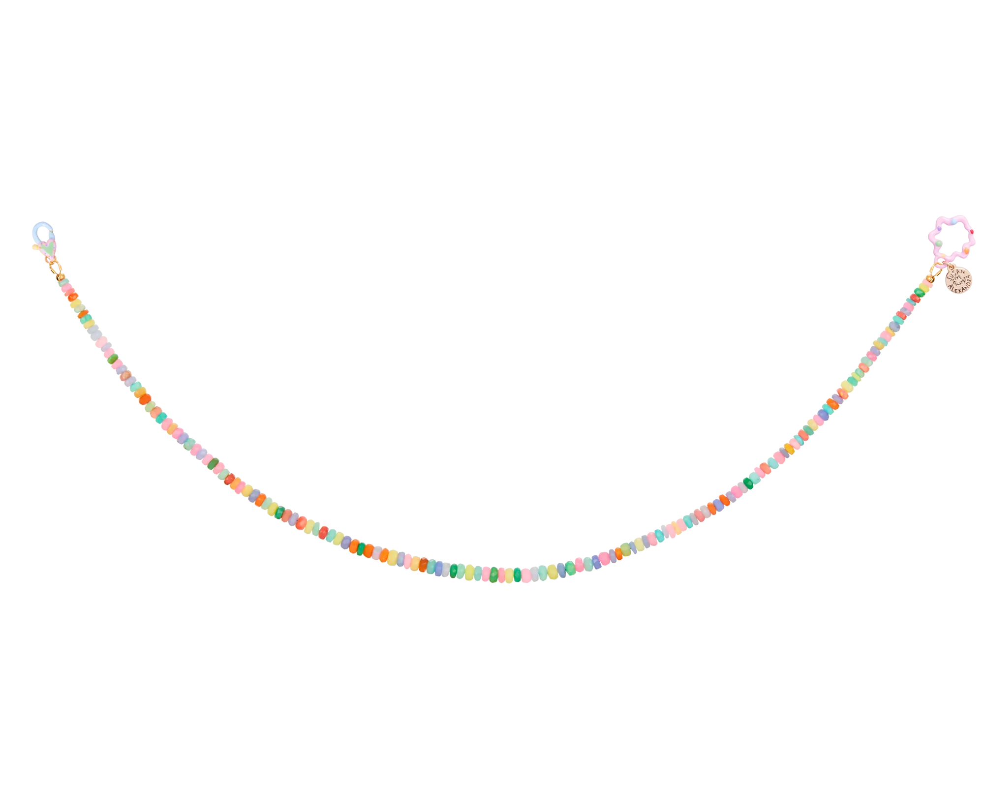 Zodiac Necklace on Chantilly Opal Chain